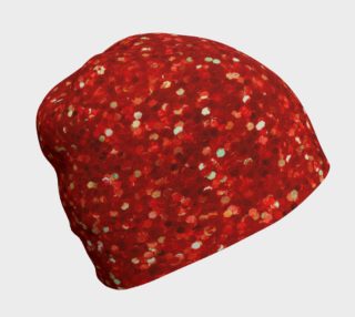Rich Red Ultra Glitter Beanie preview