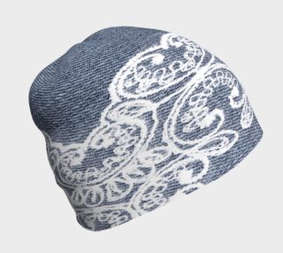 Denim With White Lace 1 Beanie  preview