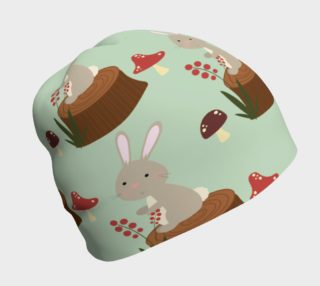 Bunnies in the Forest Beanie preview