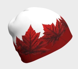 Aperçu de Canada Beanie Cap Canada Toque Maple Leaf Hat