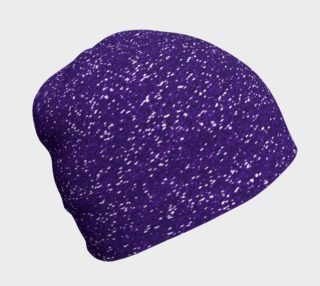 Purple Glitter Beanie Hat preview