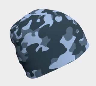 Blue Camouflage Beanie preview