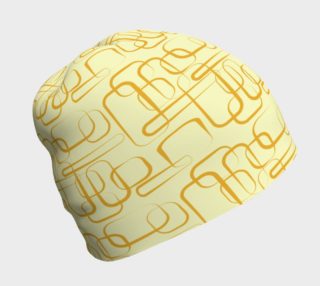 Mid Century Modern Yellow Beanie preview