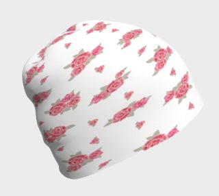 Pink Flowers Beanie preview