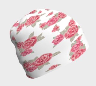 Large Pink Flowers Beanies preview