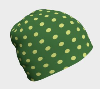 Green and Yellow Polka Dots Beanie preview