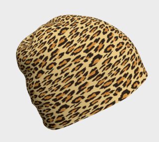 Small Print Leopard Beanie preview