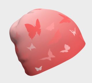 Aperçu de Pink Butterfly Beanie Tougue - Adorable