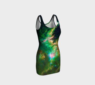 Emerald Nebula BodyCon Yoga Tank Top Dress preview