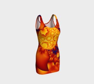 Planetary Fire Bodycon Dress preview