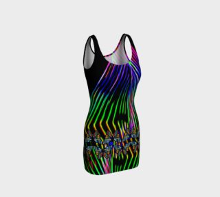 Neon Butterfly Trim Dress preview