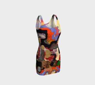 Abstract Ladie Bodycon Dress preview
