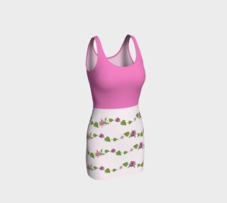 Bouquet of Flowers Bodycon Dress preview