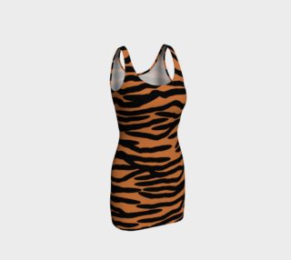 Tiger Skin Pattern Bodycon Dress aperçu