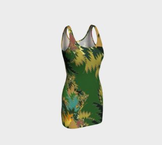 Camouflage Tropical Jungle Bodycon Dress preview
