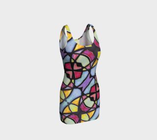 Metro Stained Glass Bodycon Dress preview