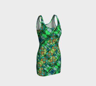 Green Deco Bodycon Dress preview