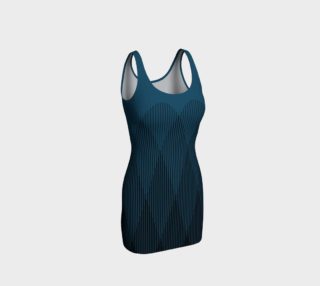 Blue to Black Ombre Signal Bodycon Dress preview