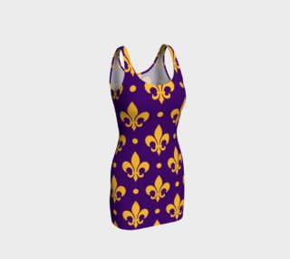 Purple & Gold LSU Fleur De Lis NOLA New Orleans Louisiana preview