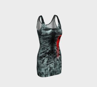Black Widow Heart Horror Print Dress by Tabz Jones  preview