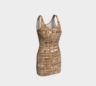 Natural Brown Abstract Dress preview