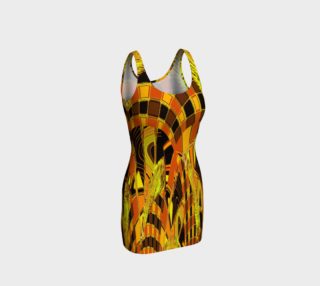 Orange Abstract Dress preview