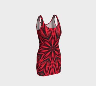 Red Tiger Stripes Bodycon Dress preview