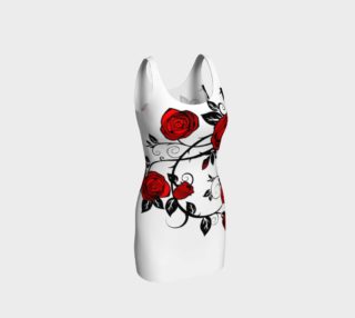 Red Roses Goth Bodycon Dress  preview