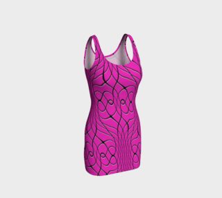 Pink Pineapple Twist Bodycon Dress preview