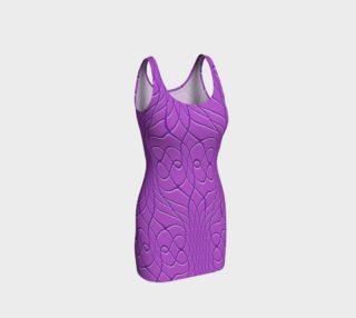 Purple Pineapple Twist Bodycon Dress preview