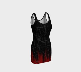 Cracked Flames Gothic Dress  preview