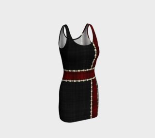 Plaid and Pearls Gothic Bodycon dress preview