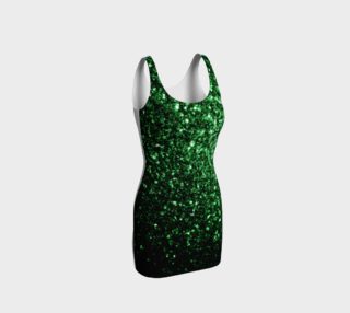 Aperçu de Beautiful Glamour Dark Green glitter sparkles