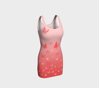 Aperçu de Pink Butterfly Dresses - Adorable - Fitted