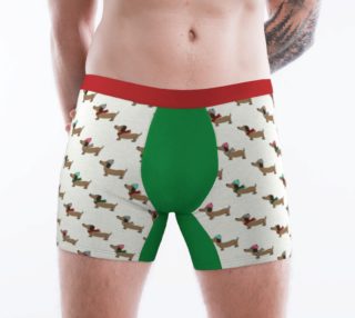 Dachshund Through the Snow Boxer Briefs preview