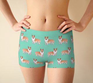 Welsh corgi dogs pattern Boyshort aperçu