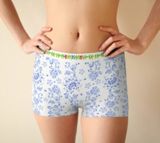 Aperçu de Blue Chinoiserie Boyshorts