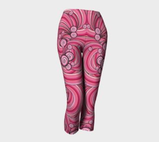 Pink Cotton Candy Swirl capris preview