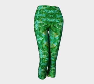 Green Abstraction  Capris preview
