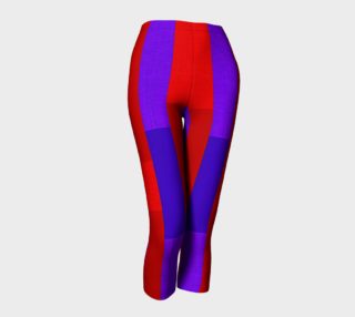 Just Purple and Red Stripes Capris preview