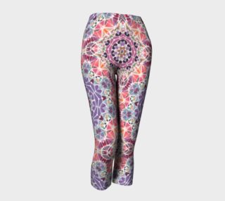 Purple and Pink Kaleidoscope Capris preview