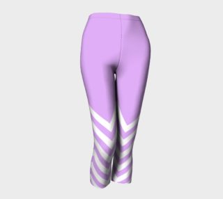 Lilac Chevrons with Block Color Top Leggings preview