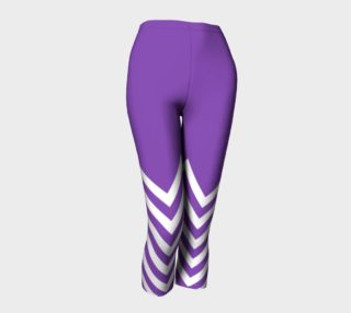 Light Purple Chevrons with Block Color Top Leggings preview