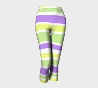 Bright Green Yellow Purple Stripes preview