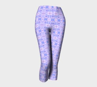 Iced Damask print athletic leggings preview