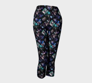 Gothic Girls In Blue Fantasy Art Leggings  preview