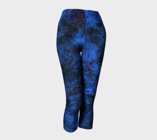 Blue Crushed Velvet Print Leggings preview