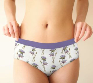 Lotus flowers pattern Cheeky Brief preview