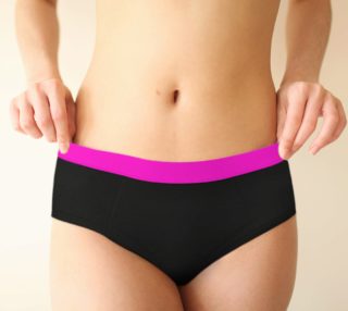 Wild Burro Two Tone Pink Black Cheeky Briefs preview