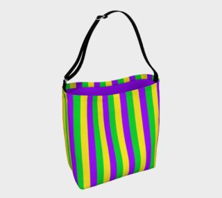Mardi Gras Purple, Green, and Gold Vertical Stripes preview
